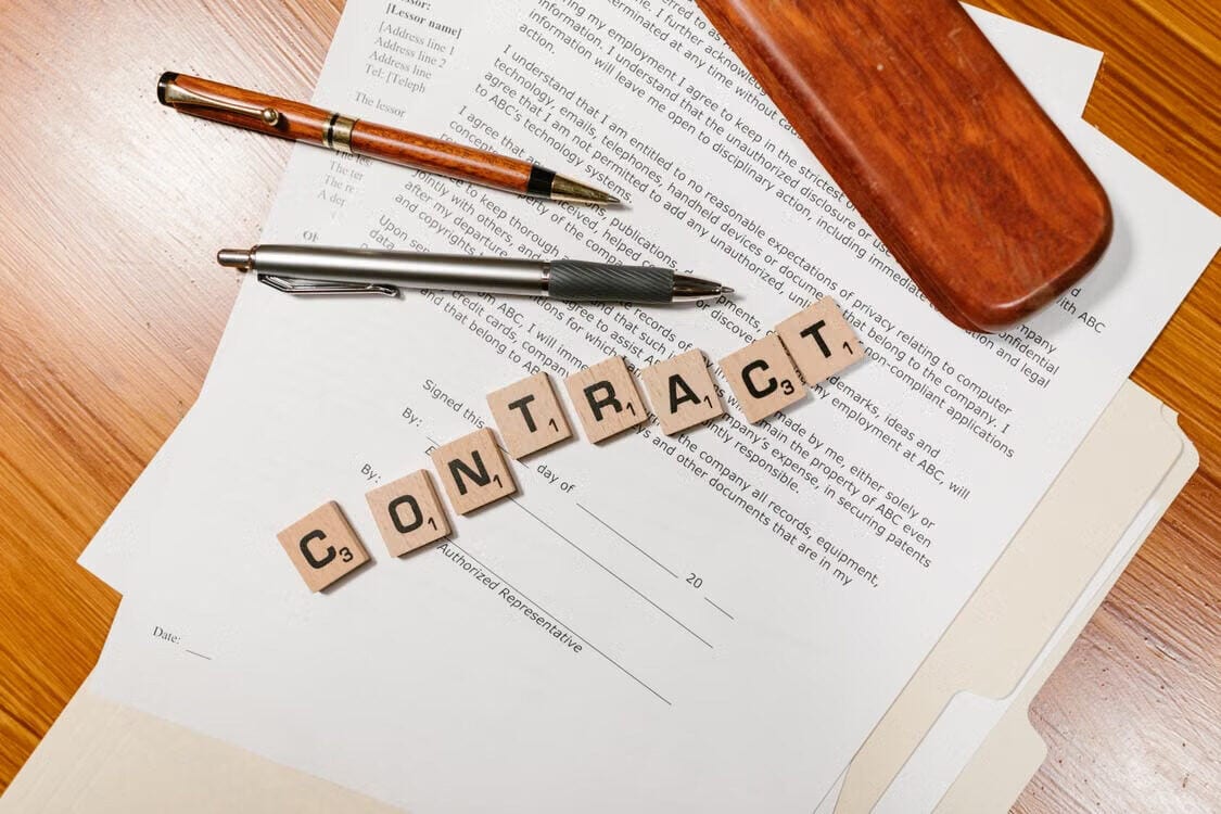 Tenancy agreement documents