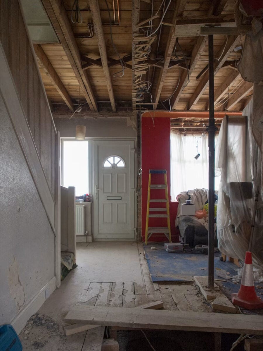 House renovation refurbishment project