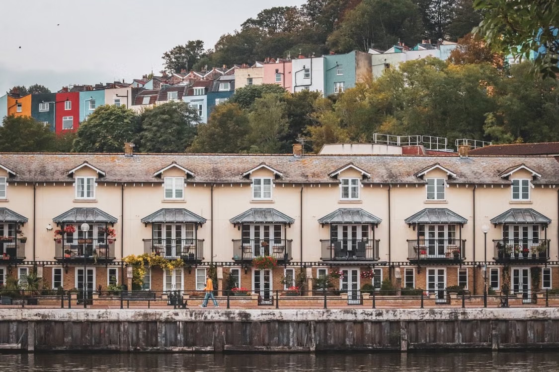 Row of comparable UK houses used as market evidence in a valuation